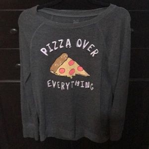 Justice Girls Size 20 Pizza Sweater Lightweight
